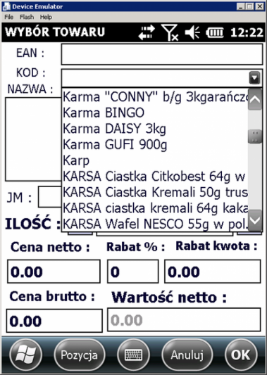 MOBILER - Sprzedaż mobilna -  Kolektory danych  -  Aplikacje kolektorowe 